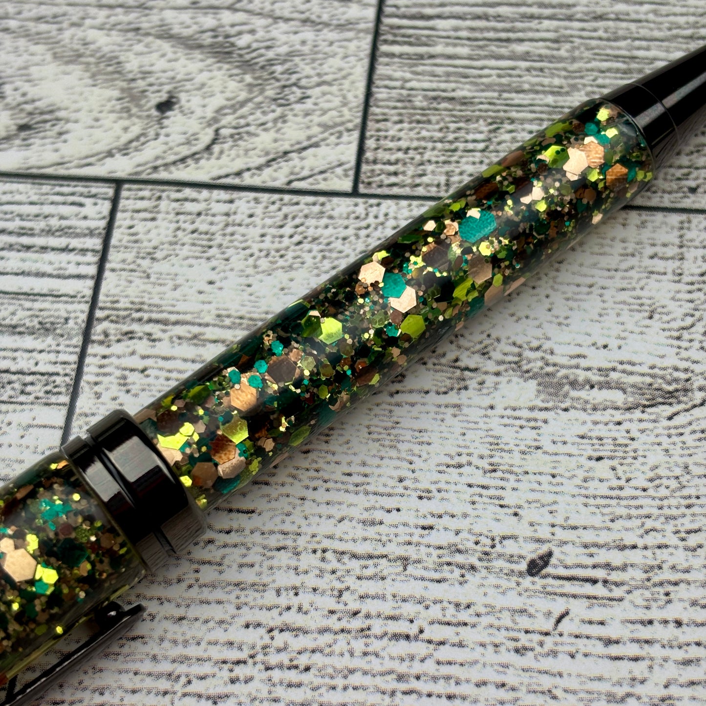 Camouflage Glitter Ballpoint Pen
