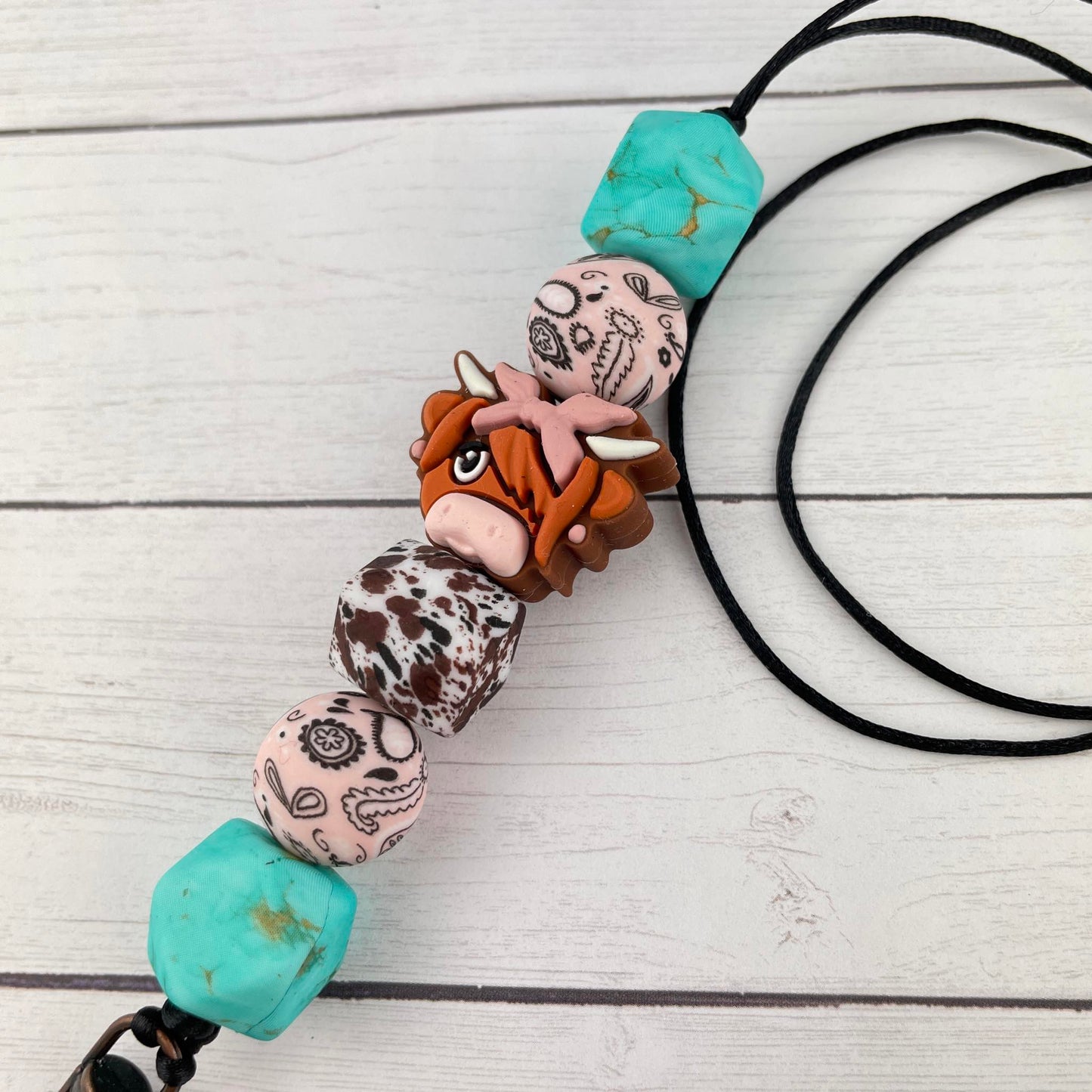 Pink Heifer Lanyard