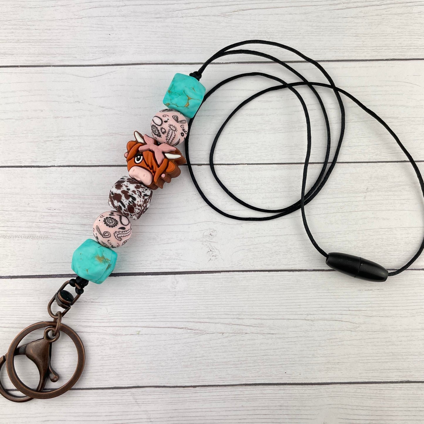 Pink Heifer Lanyard