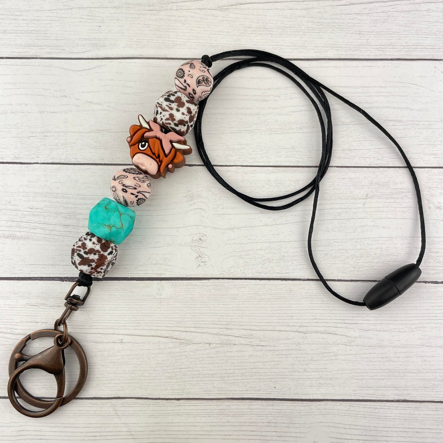 Pink Heifer Lanyard