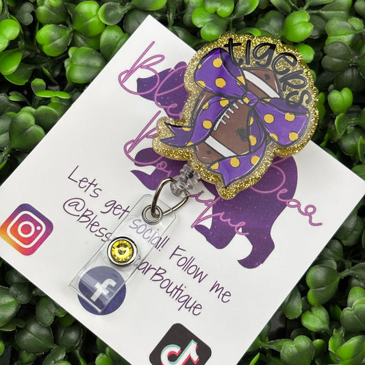 Tiger Football Badge Reel