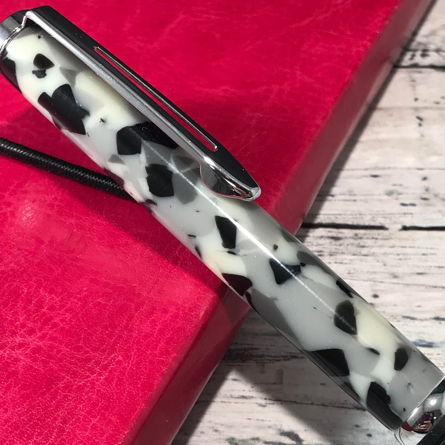 Black, Grey and White Ballpoint Pen - Blessed Bear Boutique