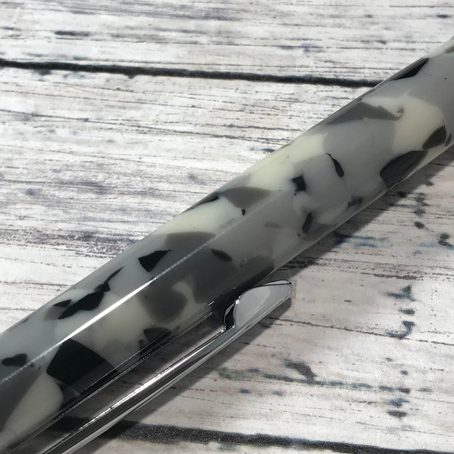 Black, Grey and White Ballpoint Pen - Blessed Bear Boutique