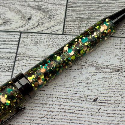 Camouflage Glitter Ballpoint Pen