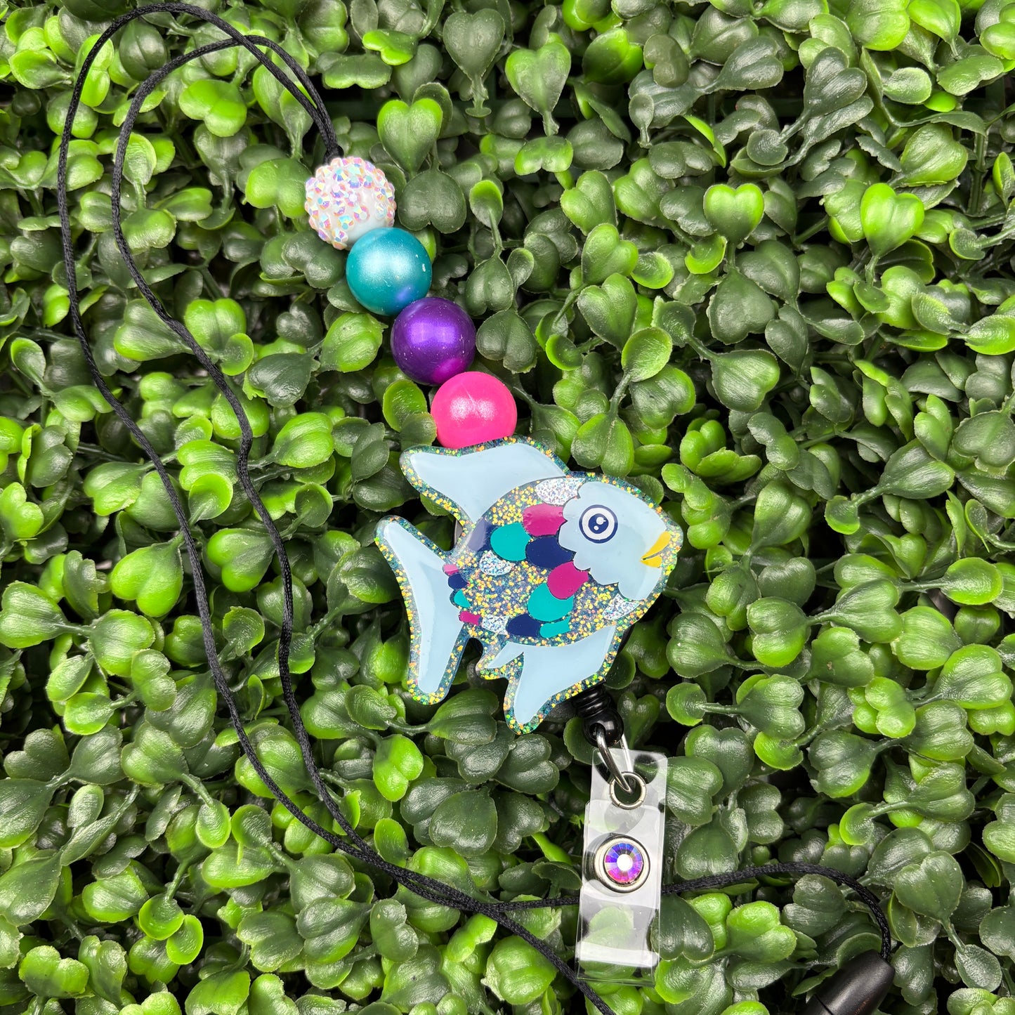 Rainbow Fish Lanyard