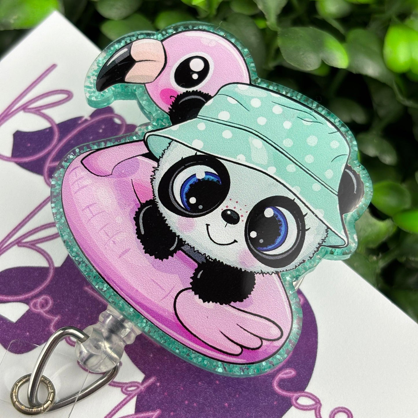 Summer Panda Badge Reel