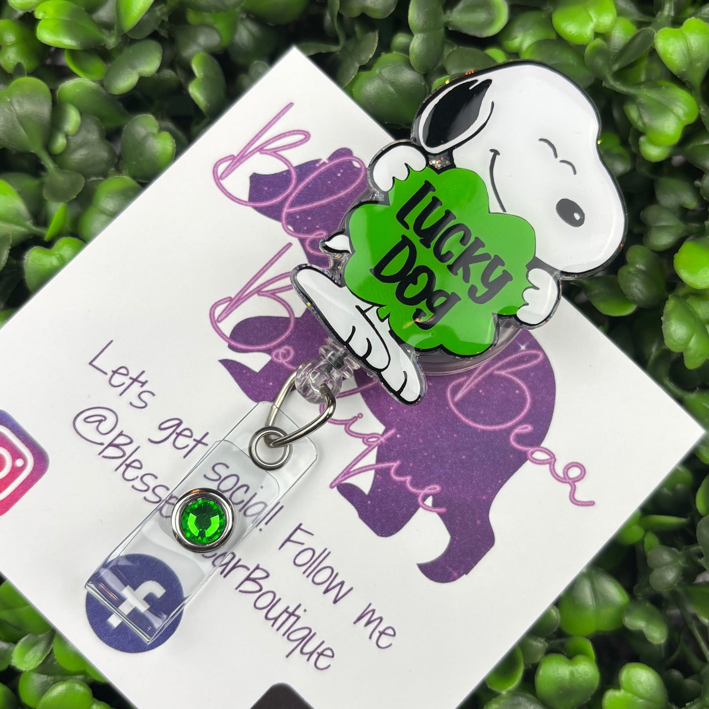 Lucky Dog Badge Reel