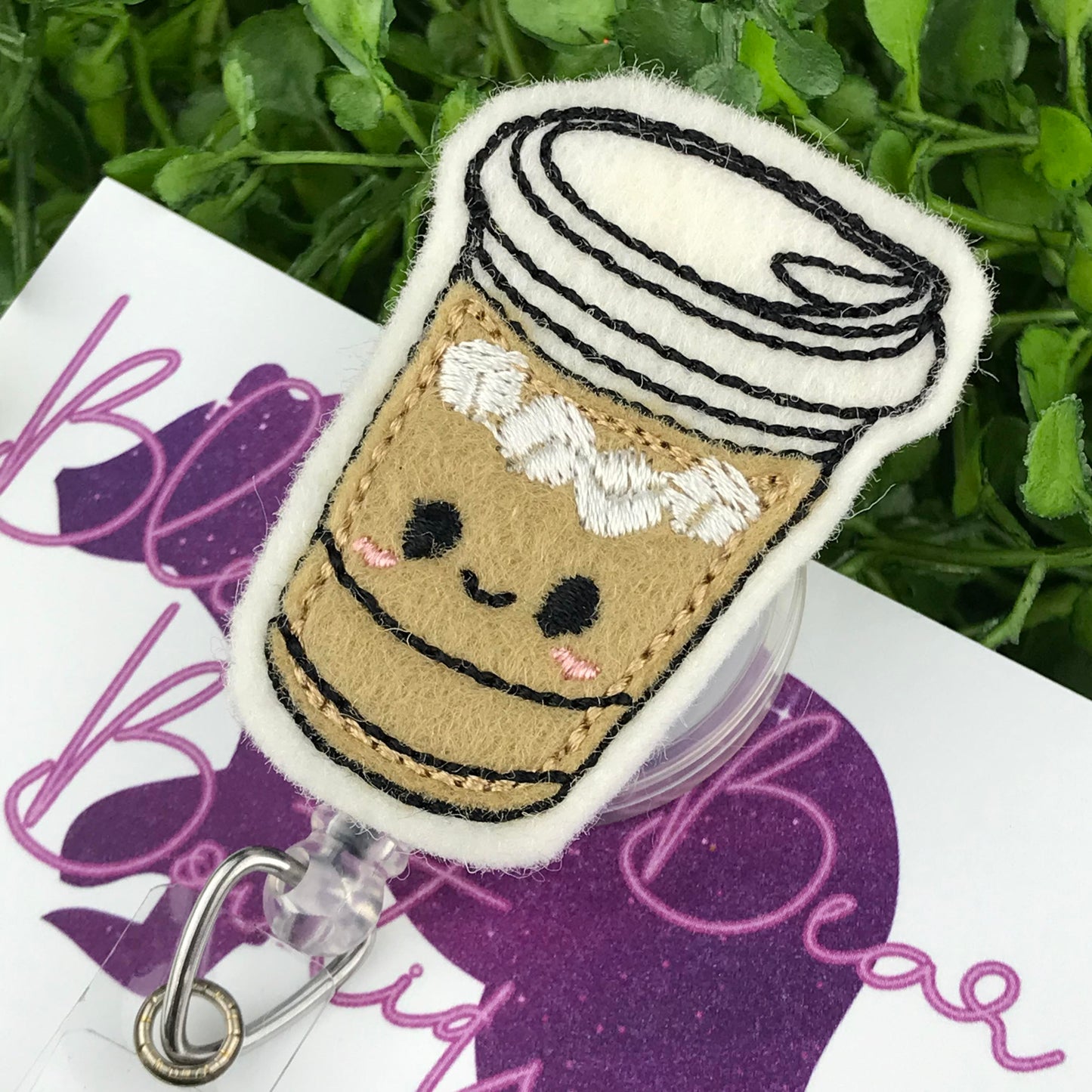 Iced Coffee Badge Reel