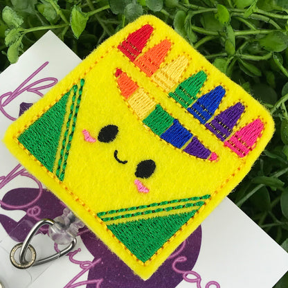 Crayon Badge Reel