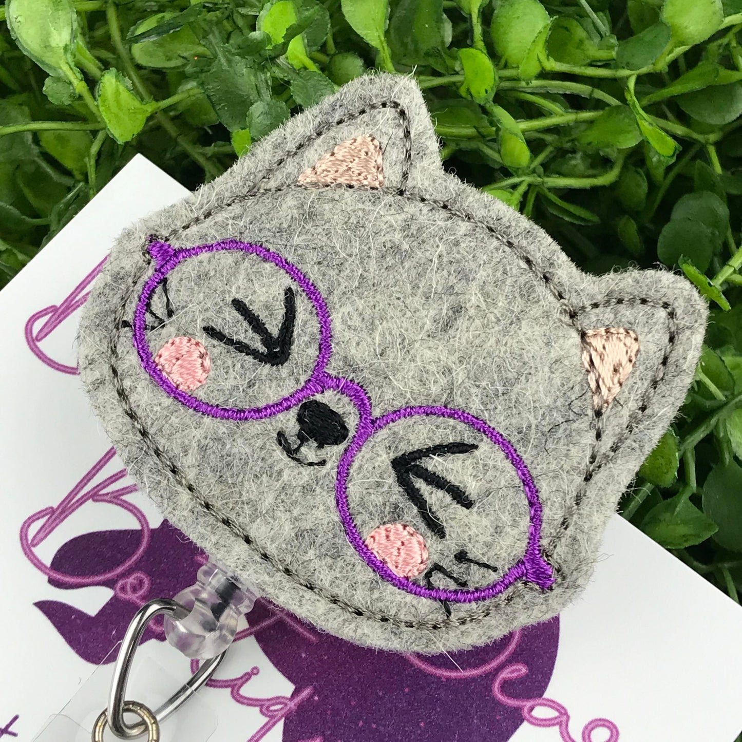 Kitten Badge Reel