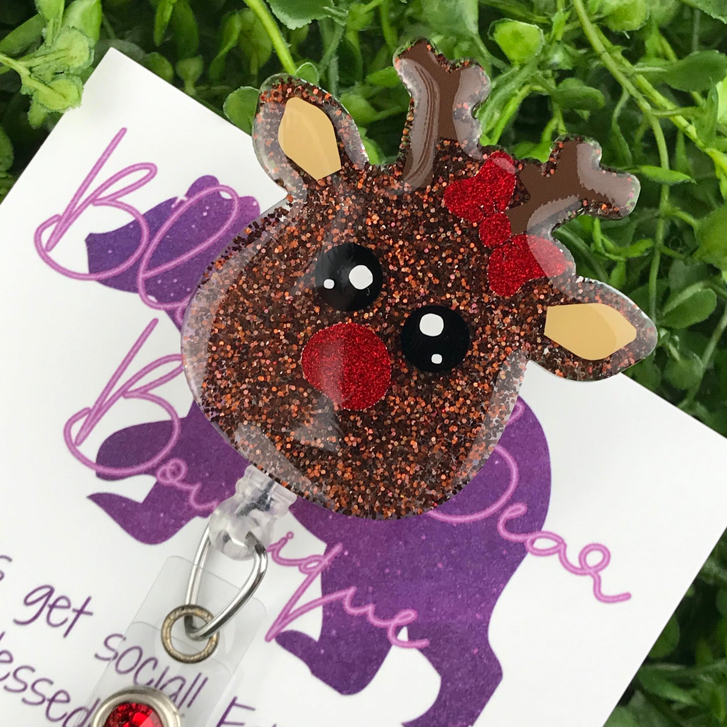 Reindeer Badge Reel