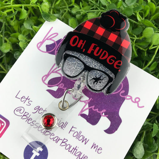 Oh Fudge Christmas Badge Reel