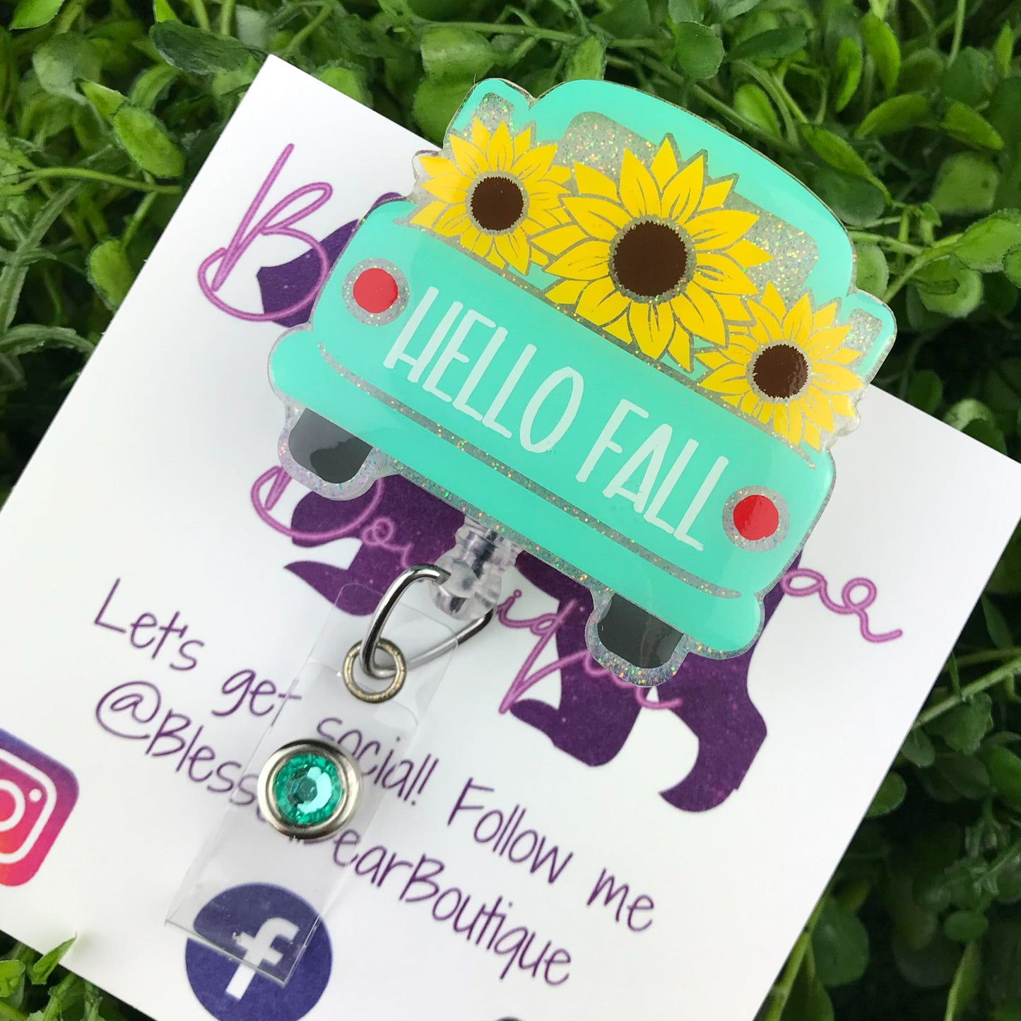 Mint Fall Truck Badge Reel