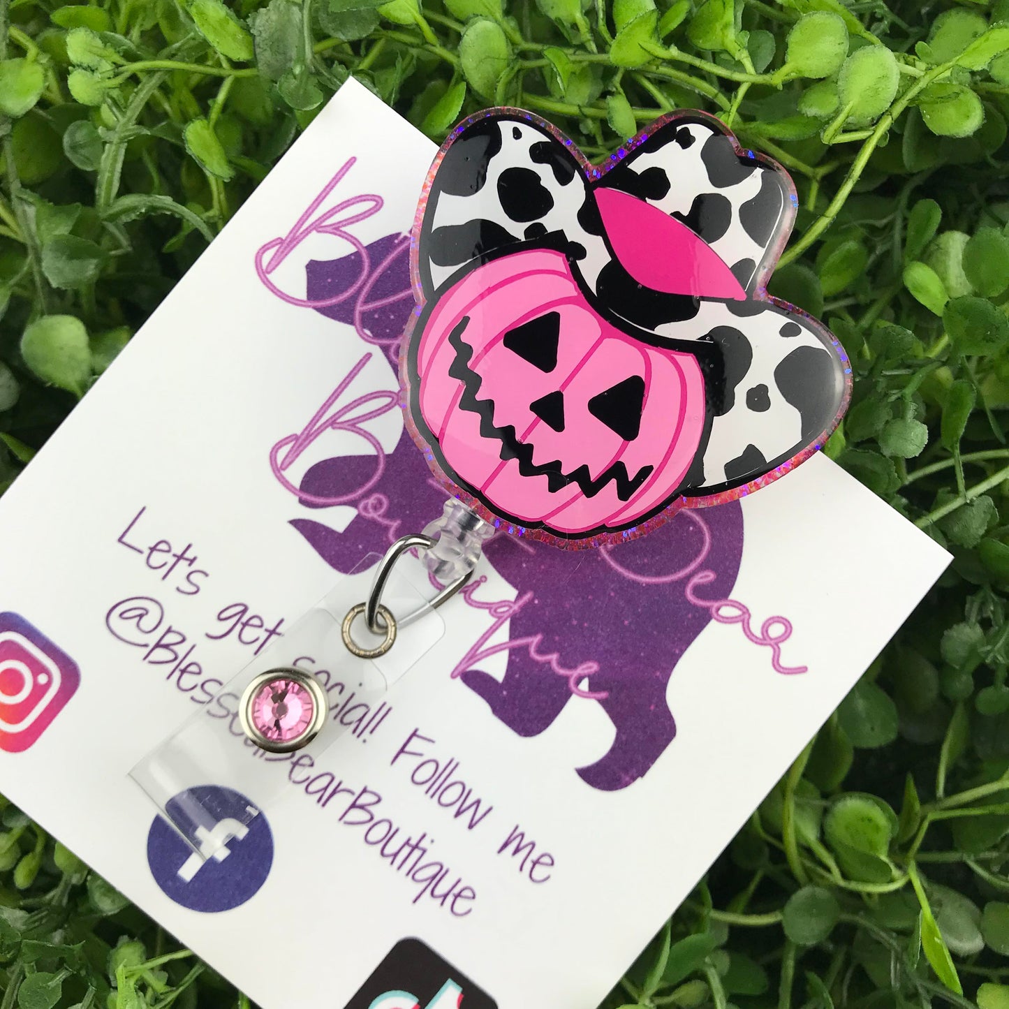 Cowgirl Pumpkin Badge Reel