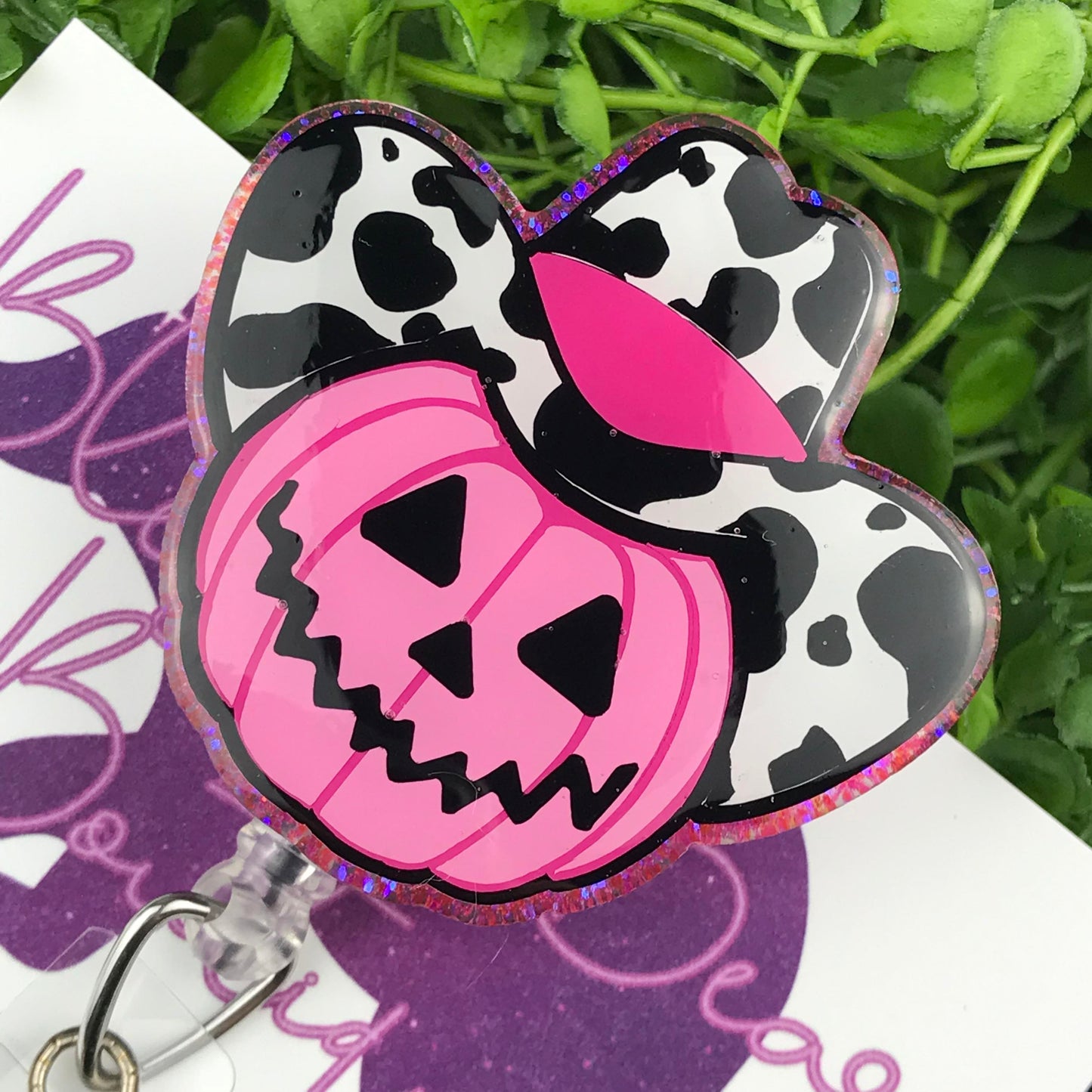 Cowgirl Pumpkin Badge Reel