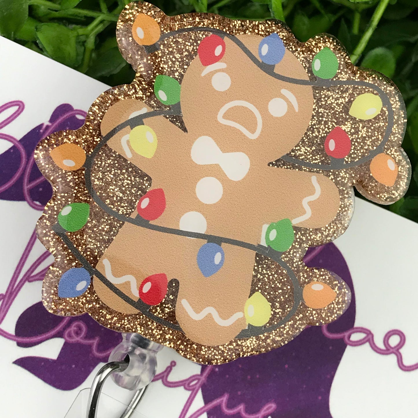 Gingerbread Badge Reel