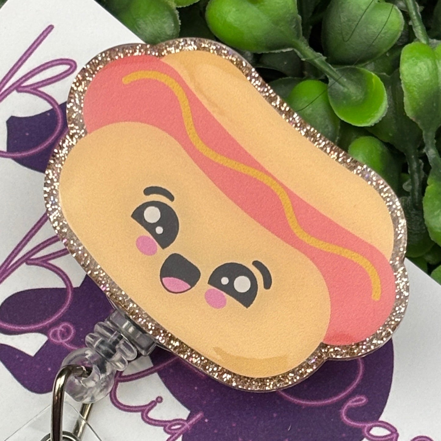 Hotdog Badge Reel