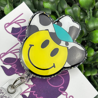 Smiling Cowboy Badge Reel