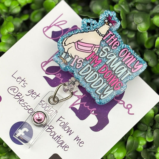 Diddly Squat Badge Reel