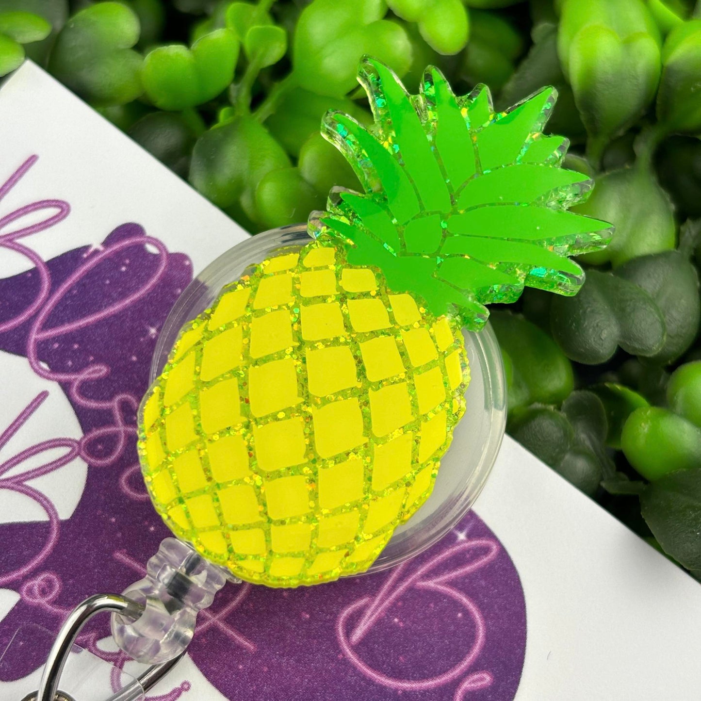 Pineapple Badge Reel