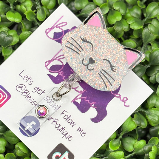 Kitty Face Badge Reel