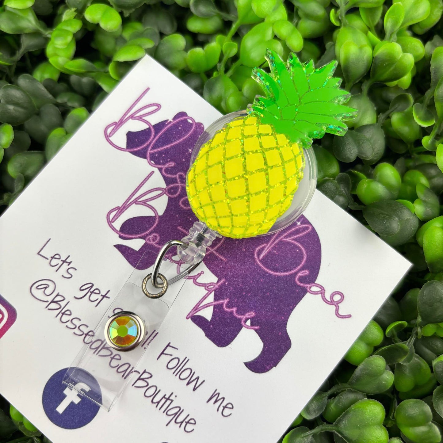 Pineapple Badge Reel