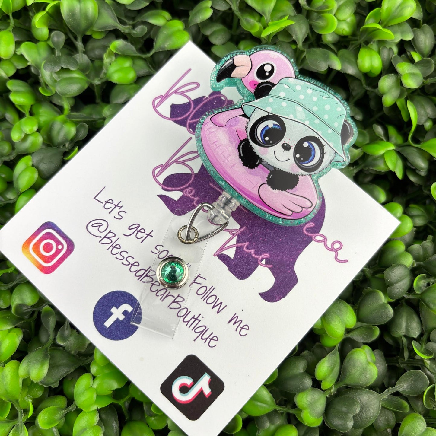 Summer Panda Badge Reel