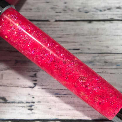 Opalescent Bright Pink Glitter Refillable Ballpoint Pen - Blessed Bear Boutique