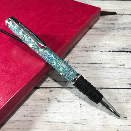 Blue Opal Camouflage Ballpoint Pen - Blessed Bear Boutique
