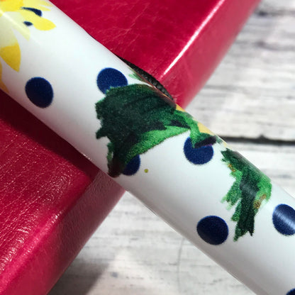 Polka Dot Sunflower Ballpoint Pen