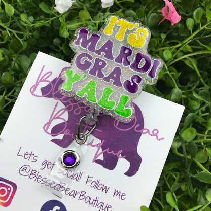 It's Mardi Gras Y'all Badge Reel