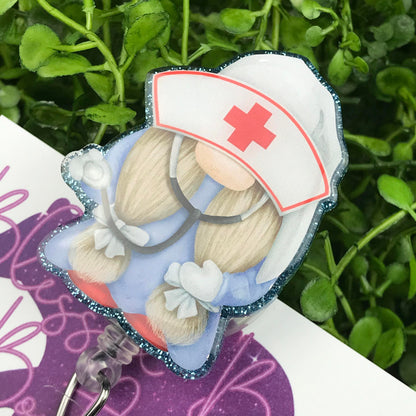 Gnome Nurse Badge Reel