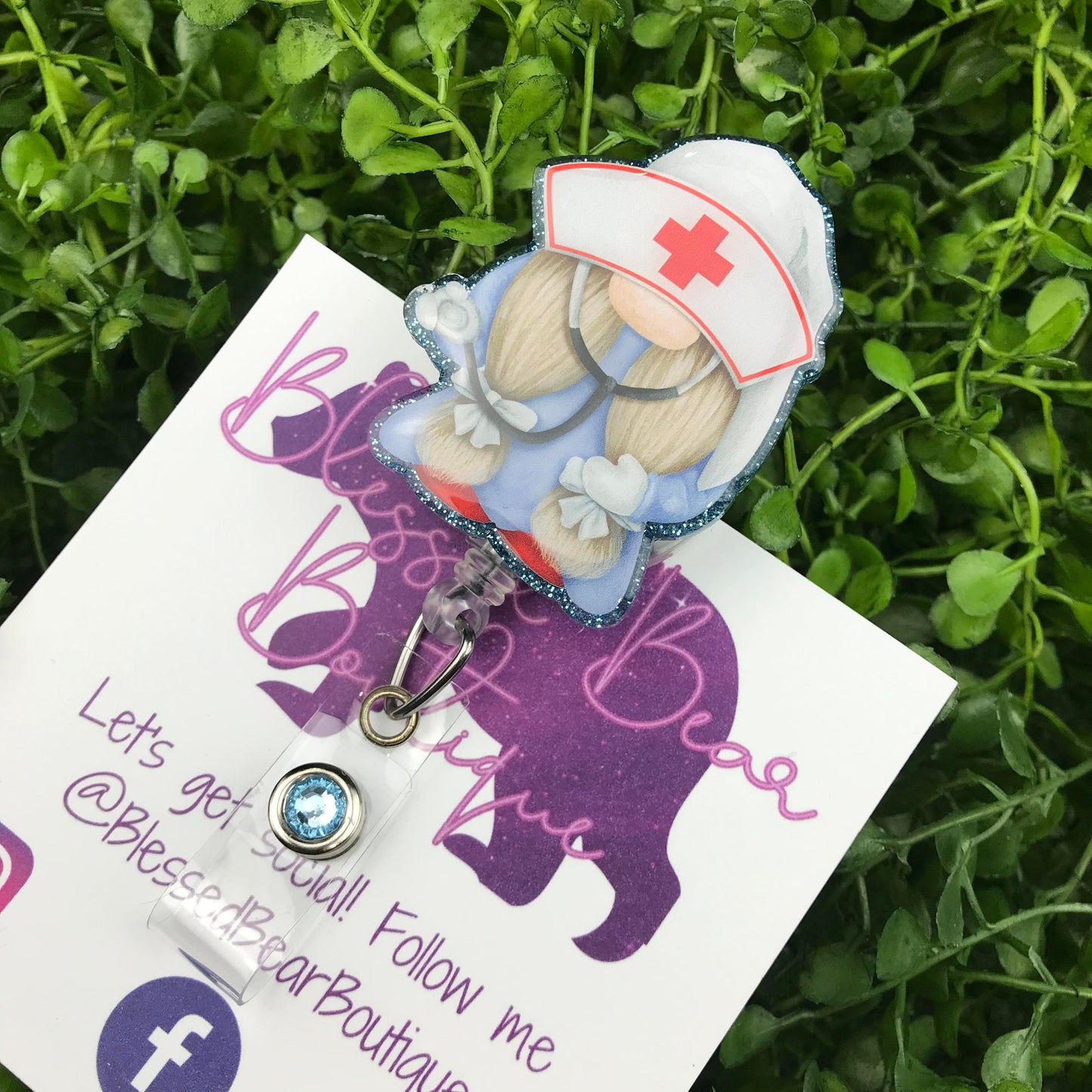 Gnome Nurse Badge Reel