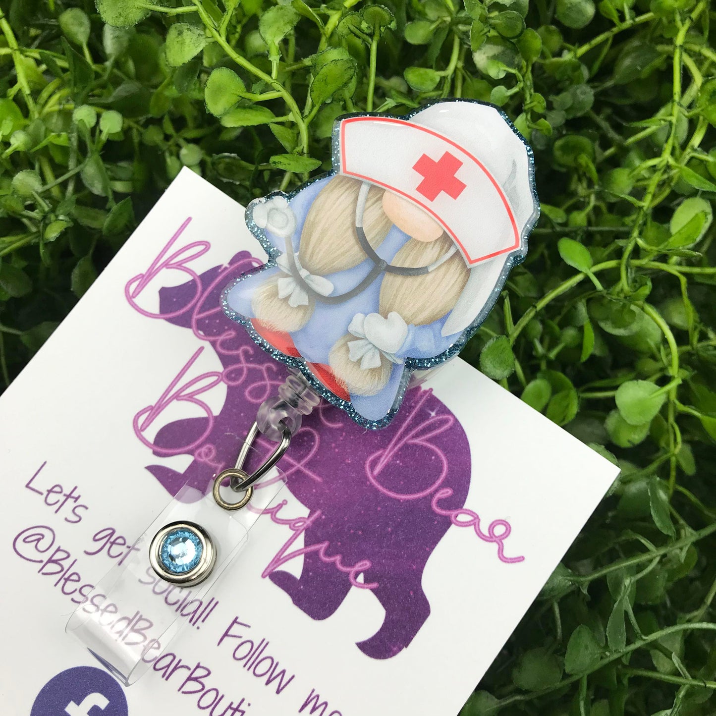 Gnome Nurse Badge Reel