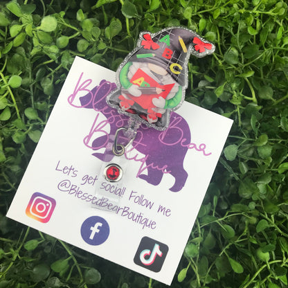 Teacher Gnome Badge Reel