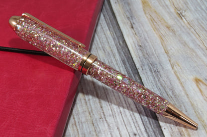 Rose Gold Glitter Pen - Personalization Optional - Blessed Bear Boutique