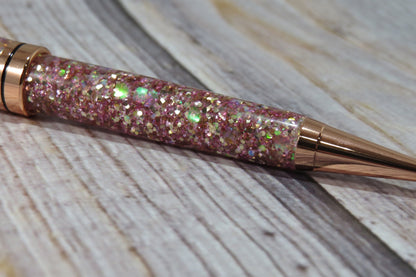 Rose Gold Glitter Pen - Personalization Optional - Blessed Bear Boutique