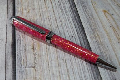 Pink Color Shifting Glitter Ballpoint Pen - Personalization Optional - Blessed Bear Boutique