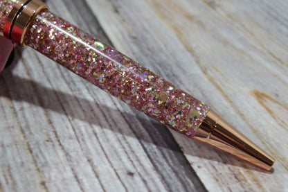 Rose Gold Glitter Pen - Personalization Optional - Blessed Bear Boutique