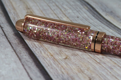 Rose Gold Glitter Pen - Personalization Optional - Blessed Bear Boutique