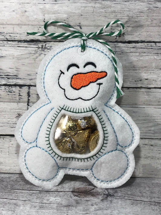 Small Snowman Treat Bag